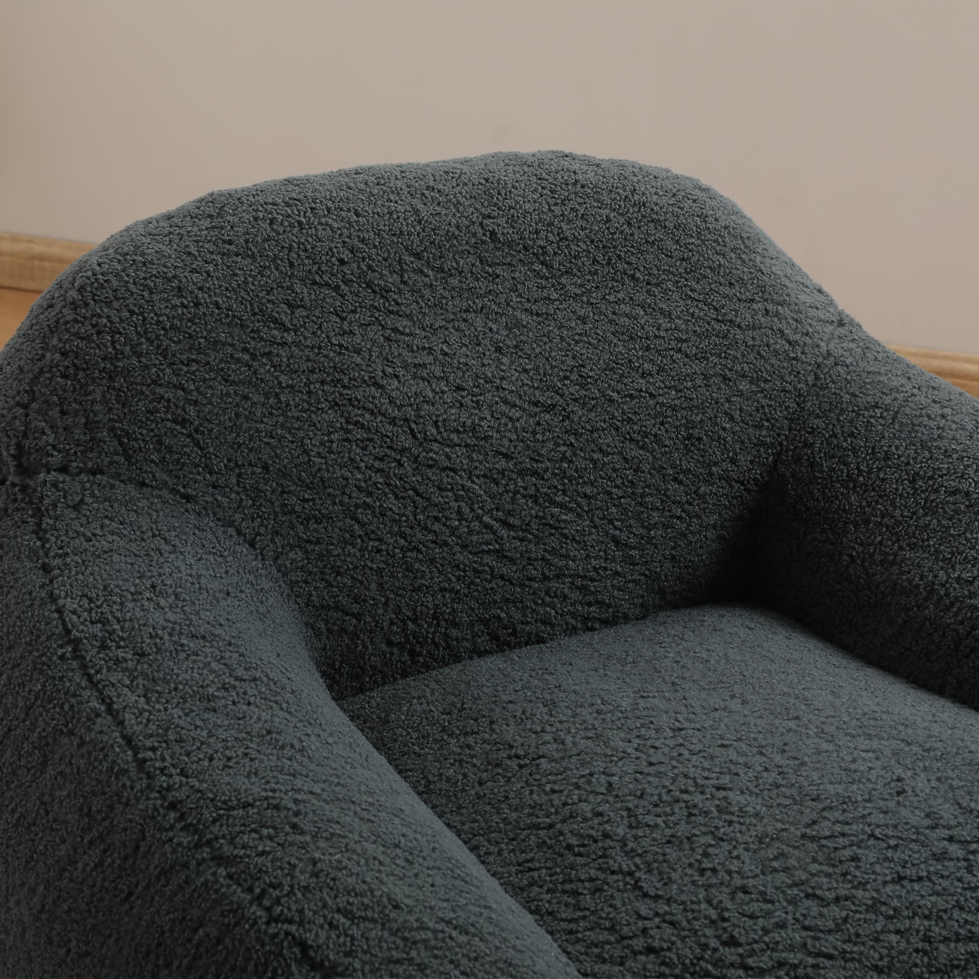 MAYEERTY Giant Bean Bag Sofa for Adults - Spacious, Armrests, Memory Foam Filler, Living Room/Bedroom.
