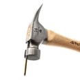 thumbnail image 4 of Big Horn 14 Oz Tiger Titanium Hammer With Straight Hickory Handle, 4 of 6
