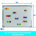 thumbnail image 3 of Crestline Products Aluminum Framed Magnetic Dry Erase Board, 24" x 36", 3 of 3