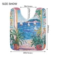 thumbnail image 5 of Yayeee Bath Rug for Bathroom Floor Non Slip Rectangle Fluffy Soft Absorbent Mat, 16"x24", Seaside Door, 5 of 7
