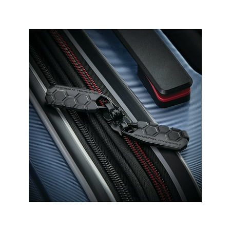 American Tourister Cargo Max 28 Hardside Large Checked Spinner Luggage Single Piece - Slate Blue *SMALL DENT ON TOP LEFT*