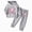 A234-Grey, variant on Caqnni 4-5 Years Toddler Girl T-Shirt and Leggings Outfit Set, 2-Piece Sweatshirt   Joggers Pants Set A234-Grey