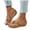 Brown, variant on Backless Wedge Sandals for Women Comfortable Slip On Walking Platform Flip Flops Floral Casual Dressy Shoes Brown Size 9