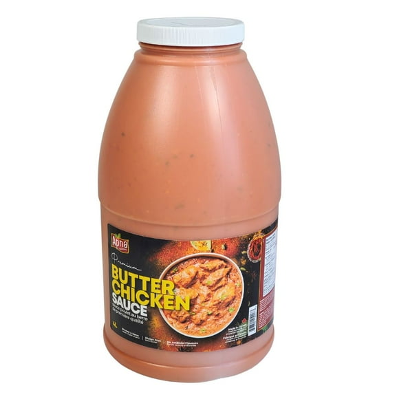 Apna - Butter Chicken Sauce - 4L - Pack of 2 - Authentic Flavor for Delicious Butter Chicken (2ct)