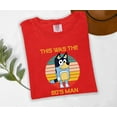 thumbnail image 4 of Moonlight Apparel This Was the 80s Man Style Cartoon Dog Graphic Multicolor T-Shirt Vintage Unisex Tee for Adults Soft Breathable Cotton Humor Shirt, 4 of 6