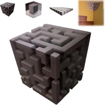 3PCS Impossible Corners – Wall Art That Reshapes Reality, 3D Optical Illusion Corner Wall Decal, Unique Peel Stick Wall Stickers for Spatial Illusion & Perceptual Shift, Modern Home Office Decor