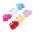 thumbnail image 4 of Keychain Fluffy Fur Doll, Comfortable Soft Sleeping Baby Pendant  For Baggage Tags NO.892-17, 4 of 8