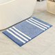 thumbnail image 1 of Alfombras de baño y tapetes de baño Alfombras de baño y tapetes de Inodoro absorbentes de Agua Antideslizantes de Microfibra Suave Lavables a máquina para Ducha, bañera e Inodoro, 40 * 60 cm, Azul, 1 of 5