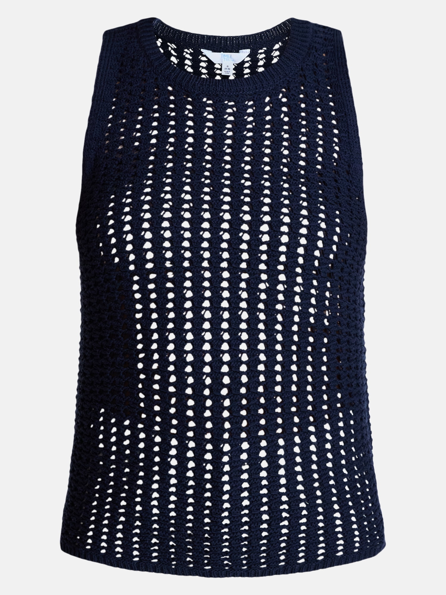 Time and Tru Woman's Sweater Tank, Sizes XS-XXXL