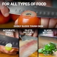 thumbnail image 4 of Santoku Knife 7 Inch | Best Chef Knife | 7In Chef Knife | Classic Santoku Chopping Knife | Vegetable Knife - Stainless Steel Kitchen 7 | Chef's Knife ​| Best Knife Chefs Foundry Knife | Santoku Knives, 4 of 8