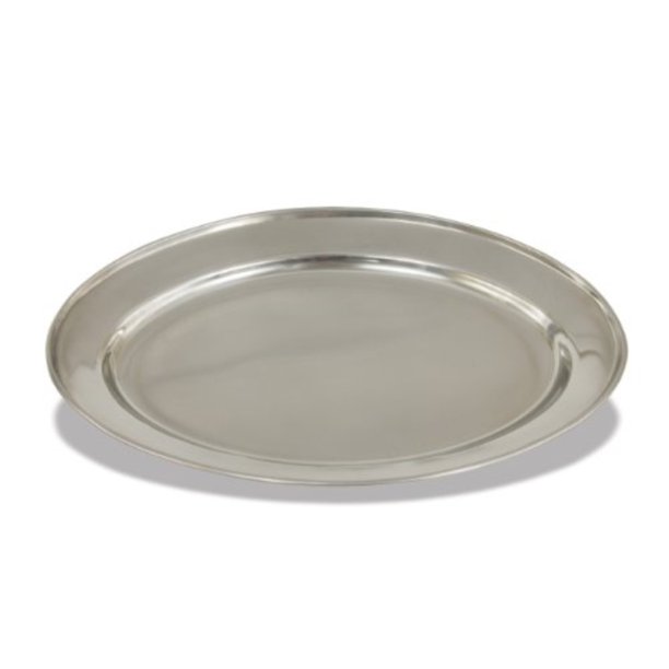 Crestware OVT16 Stainless Steel Oval Serving Tray, 16Inch Walmart