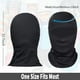 thumbnail image 5 of Pasamontañas JAMW Protección UV Hombres y Mujeres Ligero Táctico Sombrero para el sol Esquí Motocicleta Carreras Montar Negro, 5 of 5