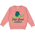 thumbnail image 2 of Inktastic Miami Beach, Florida Happy Sea Turtle Toddler Sweatshirt, 2 of 4