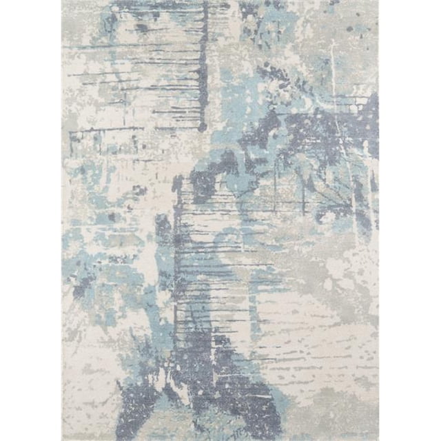 Momeni ILLUSIL-04BLU2030 Hand Tufted Illusions Rectangle Rug, Blue - 2 x 3 ft.