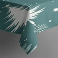 thumbnail image 3 of Rectangle Table Cover Winter Christmas Snowflake Tree Table Cloth,Pattern Washable Table Cloths for Picnic Graduation Halloween Fall Thanksgiving Christmas, 3 of 5