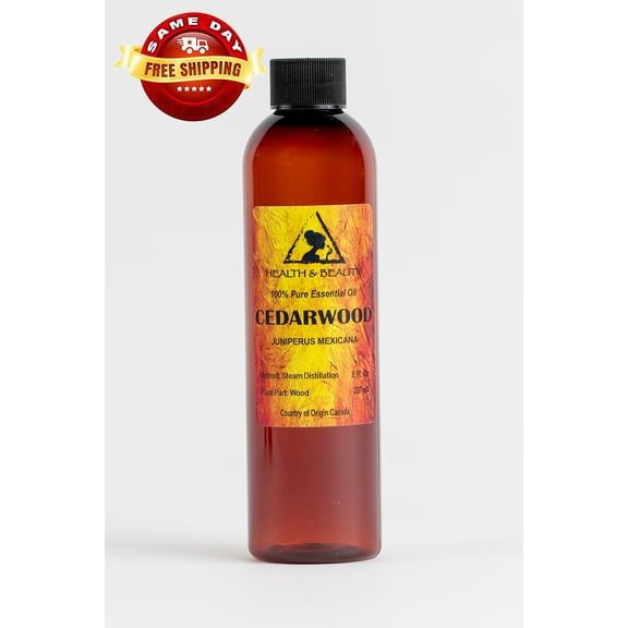 CEDARWOOD ESSENTIAL OIL ORGANIC AROMATHERAPY 100% PURE NATURAL 8 OZ