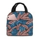 thumbnail image 1 of Easygdp Tropical Leaves Bolsa Térmica Premium - Tela Oxford Impermeable, Gran Capacidad, Bolsillo Frontal, Unisex para Trabajo, Escuela, Actividades al Aire Libre y Picnics, 1 of 8