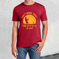 thumbnail image 2 of TrendOFT Mens Graphic Tees Unisex Graphic Printed Short Sleeve Crew Neck Casual Lightweight Everyday Fashion Tops Men's T-Shirts Red S, 2 of 6