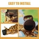 thumbnail image 3 of FOMIYES 3Ud Tapones Fin End Cap Para Saxofón Alto Negro Con Reducción De Ruido, 3 of 8