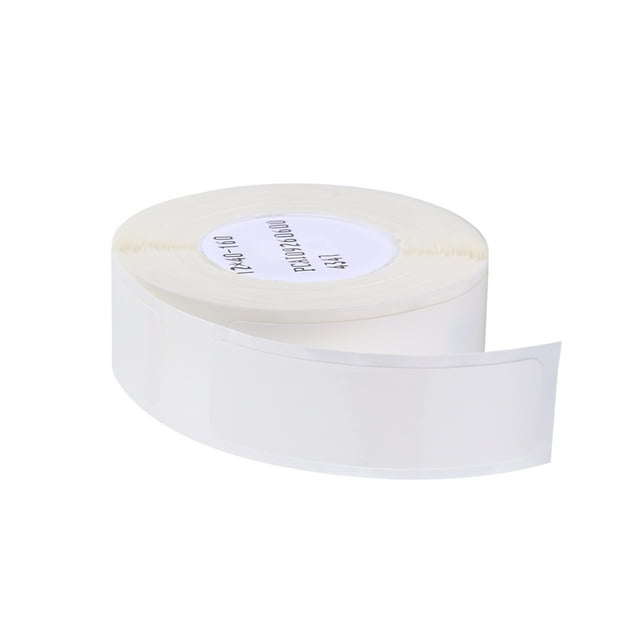 Amdohai Thermal Printing Label Paper Barcode Price Size Name Blank Labels Waterproof Tear Resistant 12*40mm 160pcs/roll for Home Organizer Supermarket Store Catering