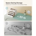thumbnail image 4 of Joyero SONGMICS organizador de 4 capas con tapa de cristal y 3 cajones, 4 of 8