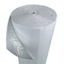 White Silver Double Bubble Reflective Foil Thermal Insulation 2 x 4ft 8sqft R8