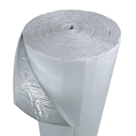US Energy 10sqft 24"x5' Single Bubble White Reflective Foil Insulation Barrier