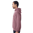 thumbnail image 4 of Gildan Heavy Blend Hooded Sweatshirt, Everyday Pullover Hoodie for Casual Style, Heather Dark Maroon, 3XL, 4 of 5