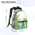 thumbnail image 4 of Easygdp Cartoon Cactus Casual Laptop Backpack, Large Capacity Schoolpack for School, Travel, Business, 4 of 8