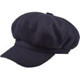 thumbnail image 6 of CoCopeaunts Newsboy Hats for Women Solid Ladies Baker Boy Hat Female Beret Hat Autumn Winter Vintage Octagonal Cap, 6 of 7