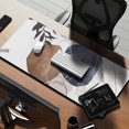 thumbnail image 2 of Long Mouse Pads for Desk,Blue Boho Abstract and Plant Pattern Desk Mats on Top Of Desks, Desk Mouse Pad Extra Large with 3mm Non-Slip Base and Stitched Edge for Gaming,Office,Work,Home 35.4"x15.7", 2 of 6
