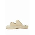 thumbnail image 3 of Kuopa Genuine Soft Leather Espadrille Flatform Sandals, 3 of 10