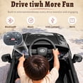 thumbnail image 4 of UBesGoo Licensed Lexus 24V Powered Ride on Car Toy for Kids, Electric Car with Remote Control, LED Lights, Bluetooth, Age 3+, Black, 4 of 8