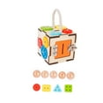 thumbnail image 3 of Lipstore Activity Cube Early Education Busy Box for Baby Children First Birthday Gift, 3 of 8