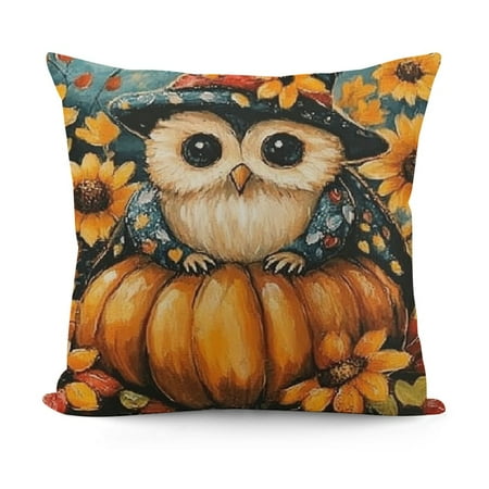 

Yzllo0ord Kids Thanksgiving Pillow Covers Turkey Square Cushion Covers Boys Girls Fall Sunflower Throw Pillow Covers Pumpkin Teens Cushion Covers for Couch Sofa Bedroom 12x12in