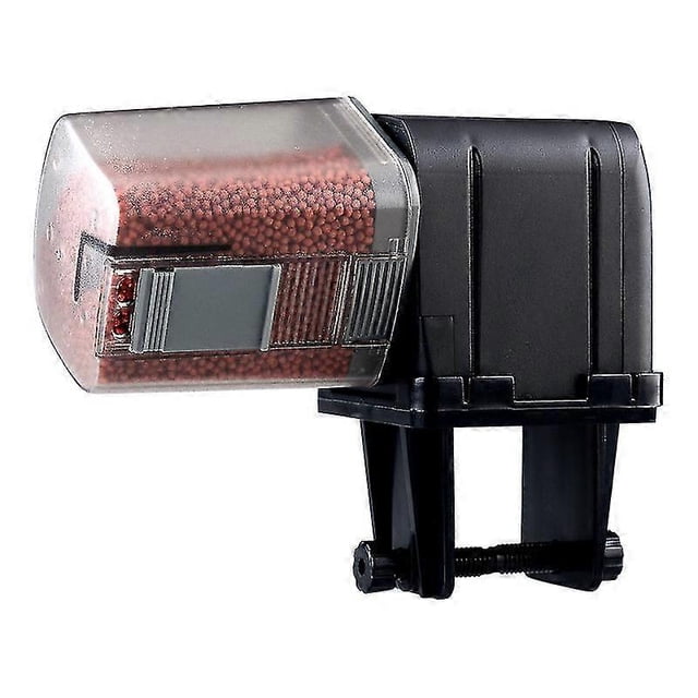 Aquarium Automatic Feeder WIFI Controlled Timer Fish Food Dispenser with LCD Display (santanxing)