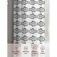 thumbnail image 6 of Ocean Brown Fish Sheer Curtains 54 Inch Length 2 Panels for Living Room, Summer Fishing Coastal Nautical Simple Voile Kitchen Curtain Set, Luxury Privacy Drapes Window Treatment for Bedroom, 6 of 7