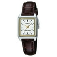 thumbnail image 1 of Casio Montre pour Femme Analogique à Quartz en Acier Inoxydable en Cuir Brun LTPV007L-7E2, 1 of 1