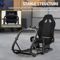 thumbnail image 5 of Marada Racing Simulator Cockpit Stand with Game Seat for G25 G27 G29 G920 T80 T150 T248 PC, 5 of 21