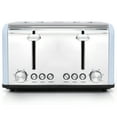 thumbnail image 2 of Redmond 4-Slice Extra Wide Slot 1650W Stainless Steel Toaster in Light Blue, 2 of 5