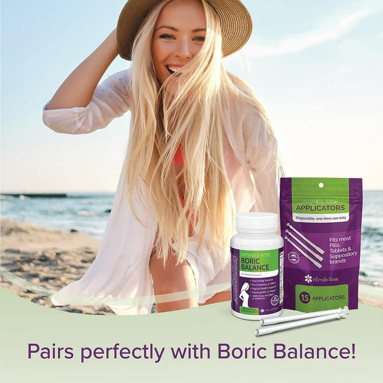 Intimate Rose Vaginal Suppository Applicator Disposable Vaginal