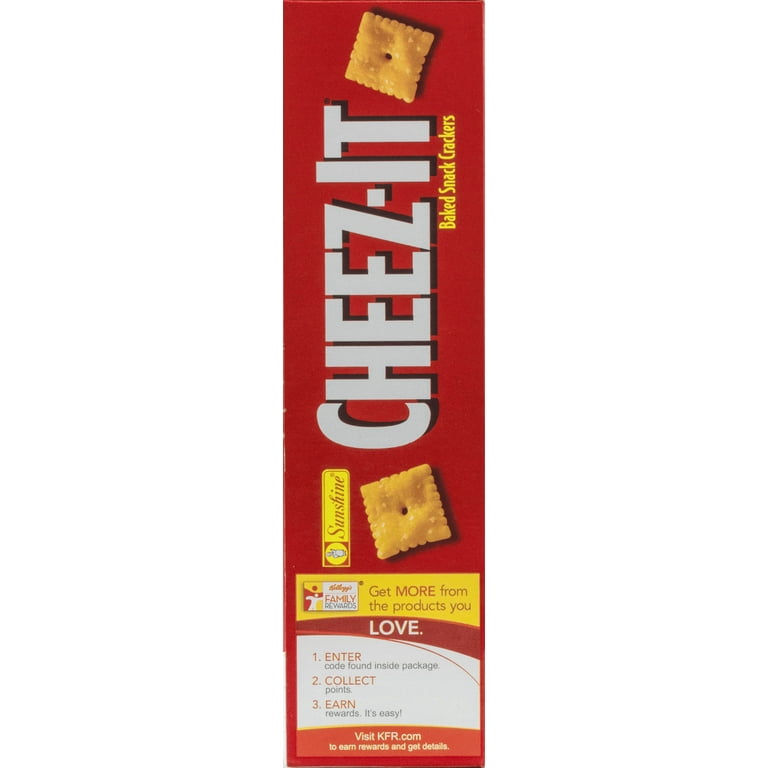 Cheez It Baked Real Chease Snack Crackers, 13.7 Oz