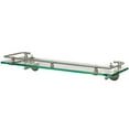 thumbnail image 2 of Gatco 1438C Premier Gallery Railing Glass Shelf, Chrome, 2 of 3