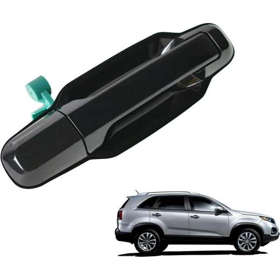 labwork Black Exterior Door Handle Rear Passenger Replacement for 2003-2009 Sorento 836603E010XX KI1521113
