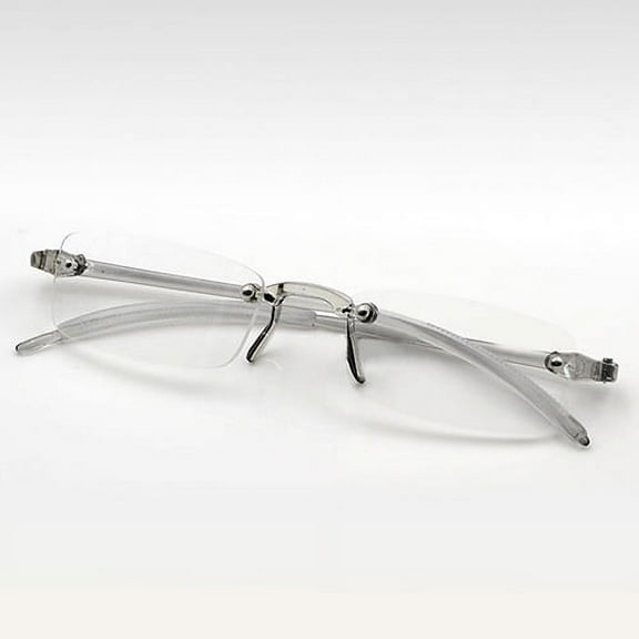 D-GROEE Unisex Lightweight Rimless Resin Light Reading Glasses 1.00 to 4.00