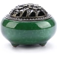 thumbnail image 2 of Ceramic Incense Burner with Incense Stick Holder + Insulation use for Stick or Coil Incense, Sage Cones and Frankincense, 2 of 5