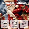 thumbnail image 3 of Santa Claus Luxurious Velvet Pillows Covers Set of 2 for Throw Pillow or Bed Pillow, Unique Patterns, 16x16 18x18 20x20 Inches,for Various Occasions, 3 of 6