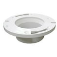 thumbnail image 2 of Jones Stephens C51340 3 X 4 Pvc Flat Closet Flange - White, 2 of 2
