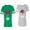 Men Green / Women Heather, variant on King Queen Eagle Colorful Matching Couple Cotton Jerseys (Men Green / Women Red) (Men M / Women S)