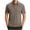 Coffee, variant on KeShDi Summer Tshirts Shirts for Men Colorblock Short Sleeve Shirt In Breathable Fabric with Classic Collar Navy 2X